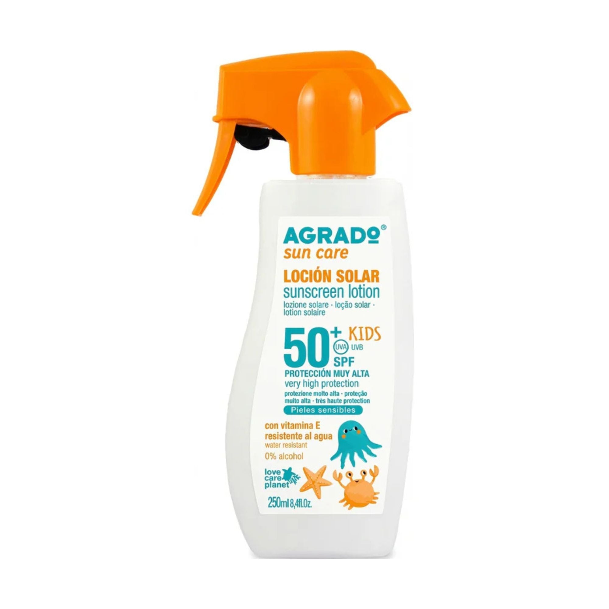 Agrado Sun Care Sunscreen Lotion Spray SPF 50+ for Kids