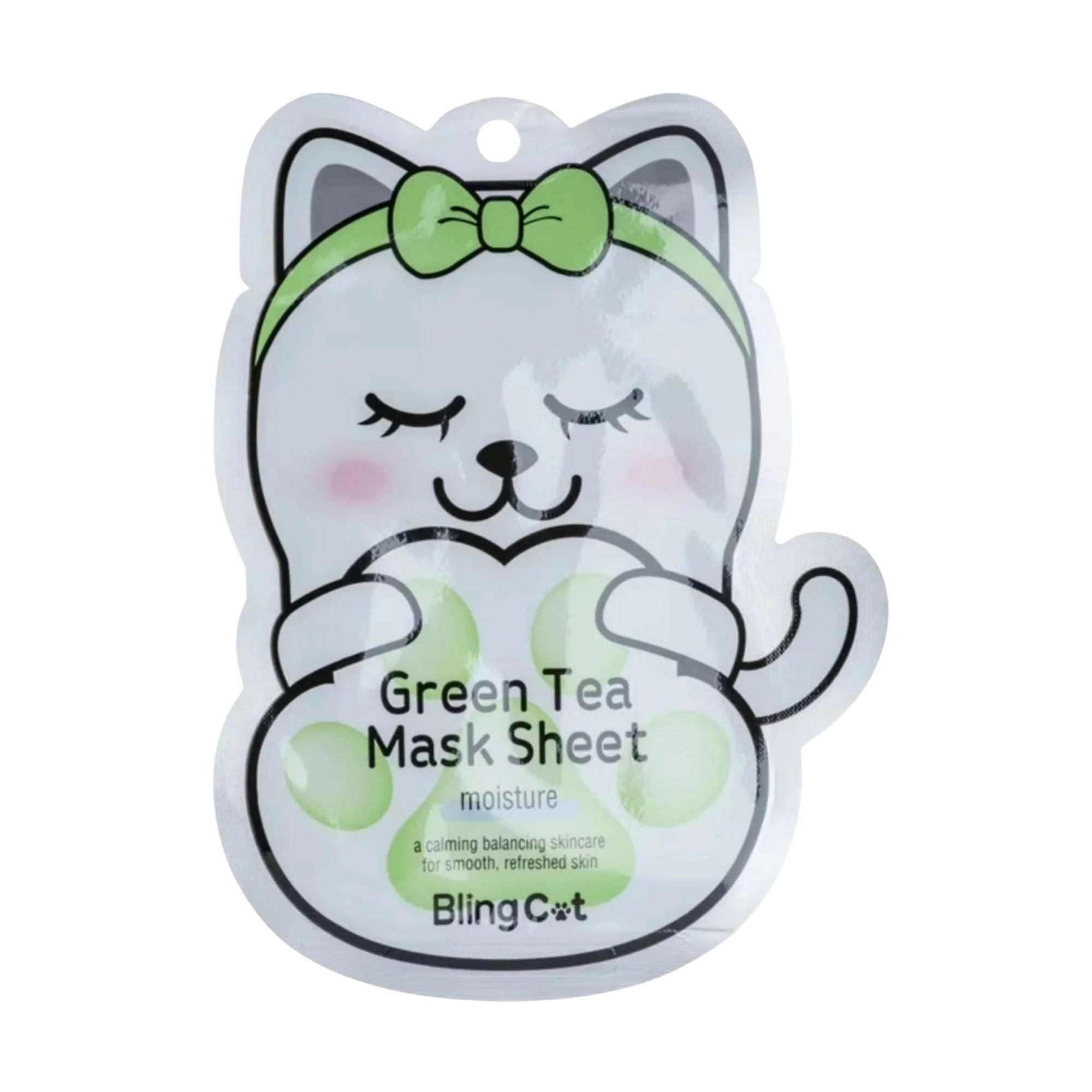 TONYMOLY Bling Cat Moisture Green Tea Mask Sheet